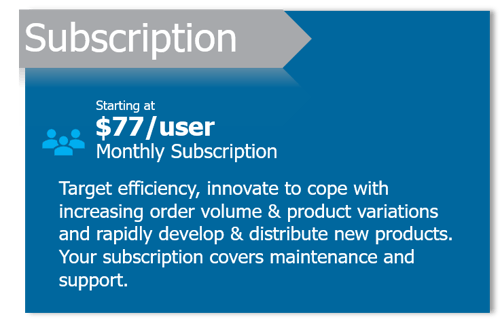 Advanced Manufacturing Subscription Pricing on the Stellar One Cloud Platform 