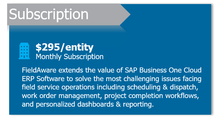 Field Service Management Pricing on the Stellar One Cloud Platform