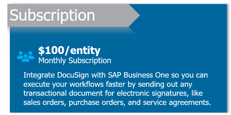 eSignature Extension Pricing on the Stellar One Cloud Platform 